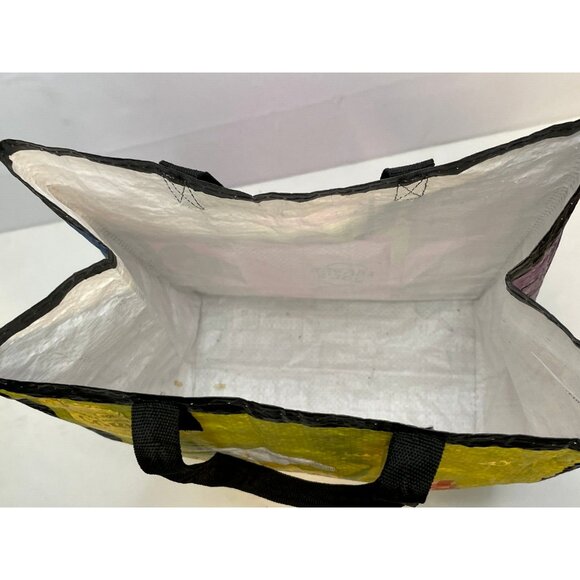 Trader Joe's reusable shopping bag tote 16" x 12" x 7" double top handle - Picture 5 of 8